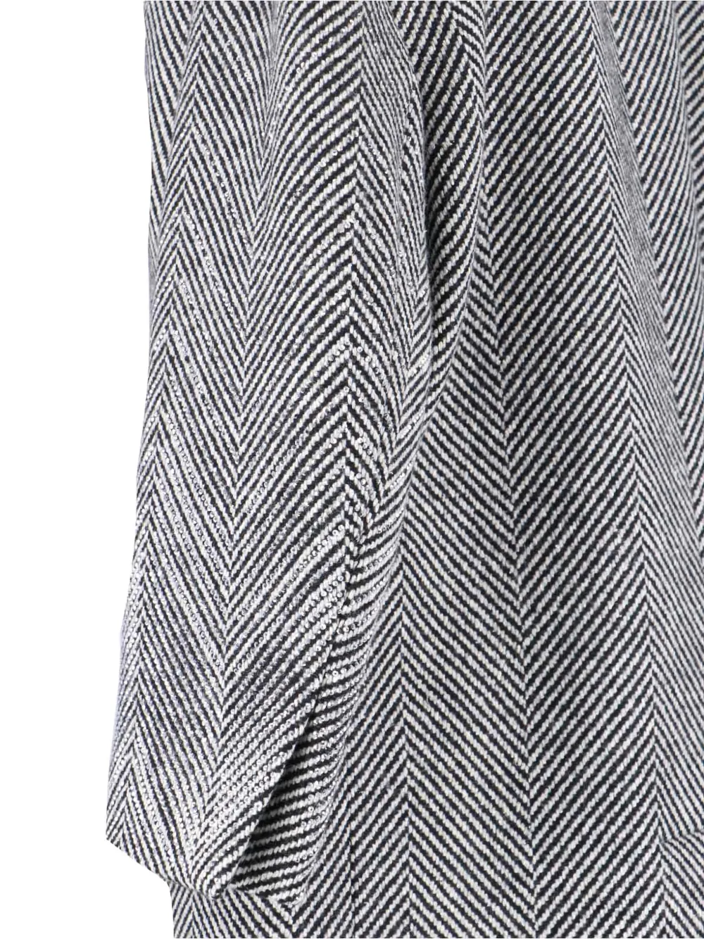 Ermanno Scervino herringbone-pattern button coat Zwart