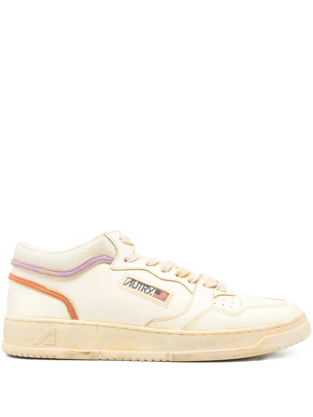 Autry Med-Way leather sneakers White