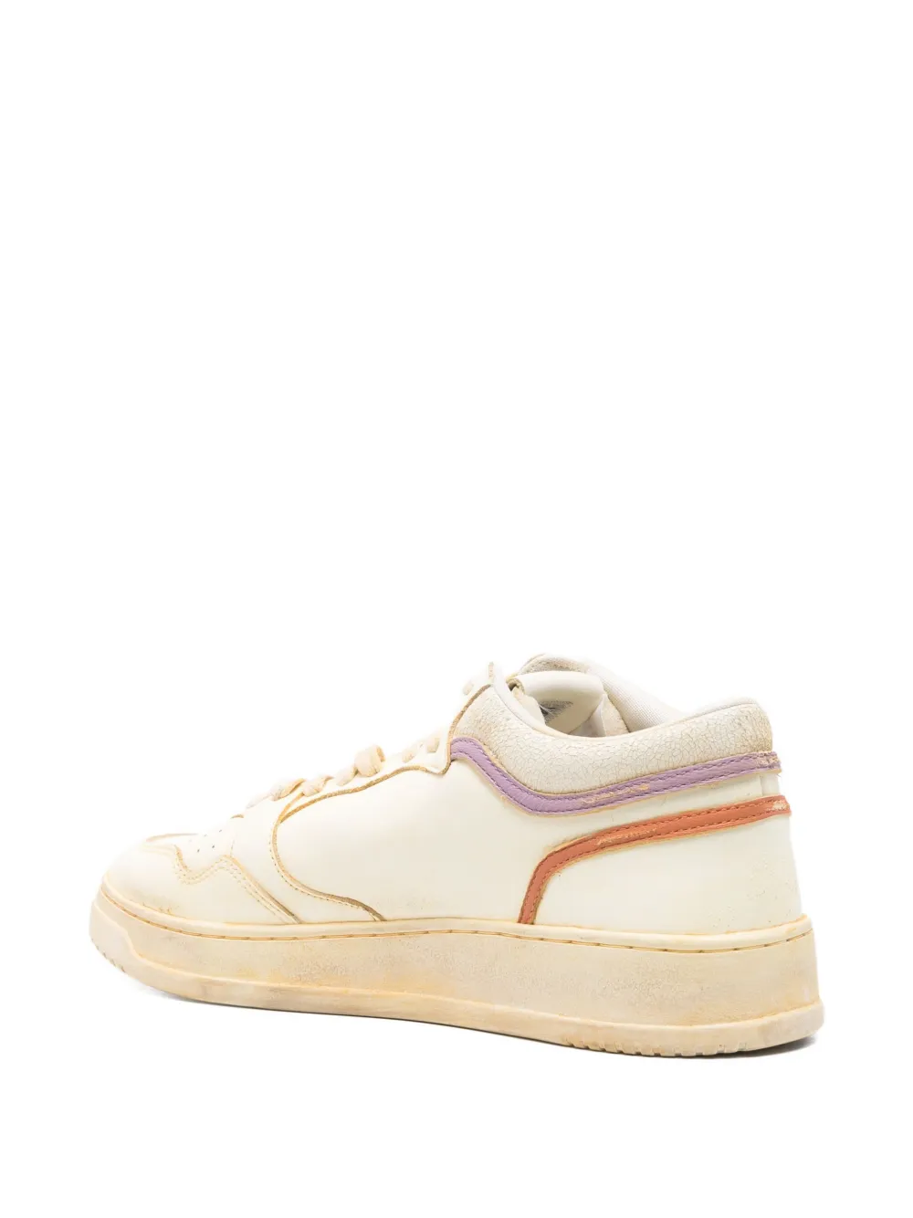 Autry Med-Way leren sneakers Wit