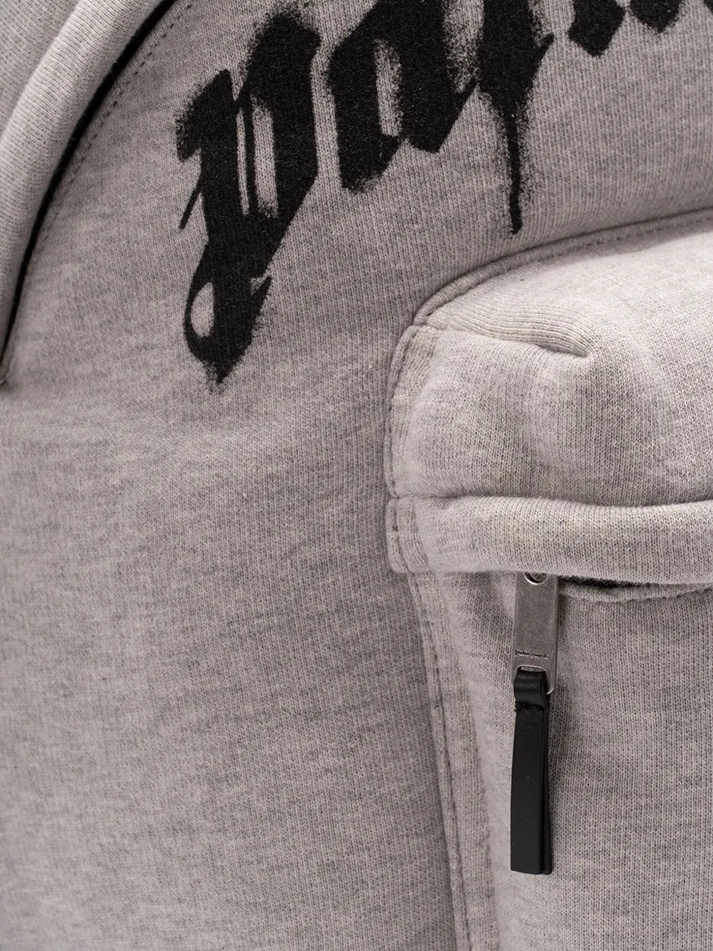Palm Angels graffiti-print backpack Grijs