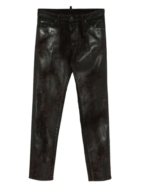 DSQUARED2 metallic-effect trousers