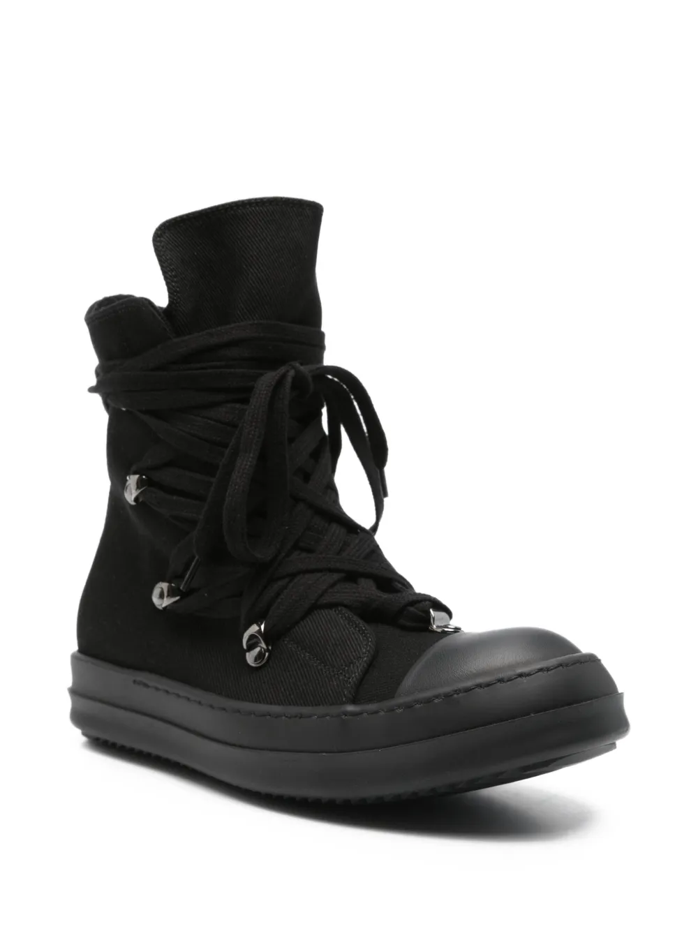 Rick Owens DRKSHDW Megalace sneakers - Zwart