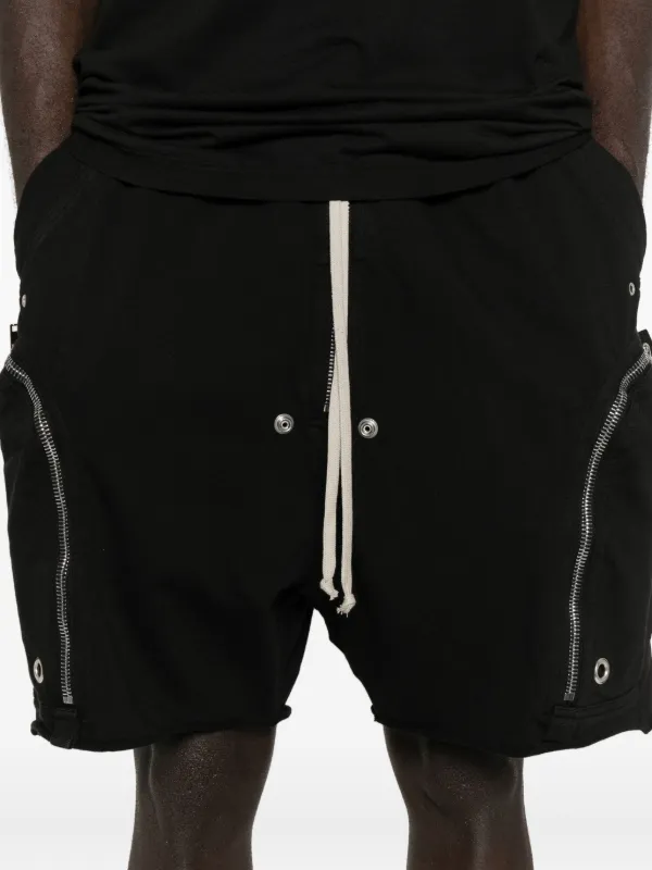 Rick Owens DRKSHDW ジップポケット ショートパンツ | ブラック