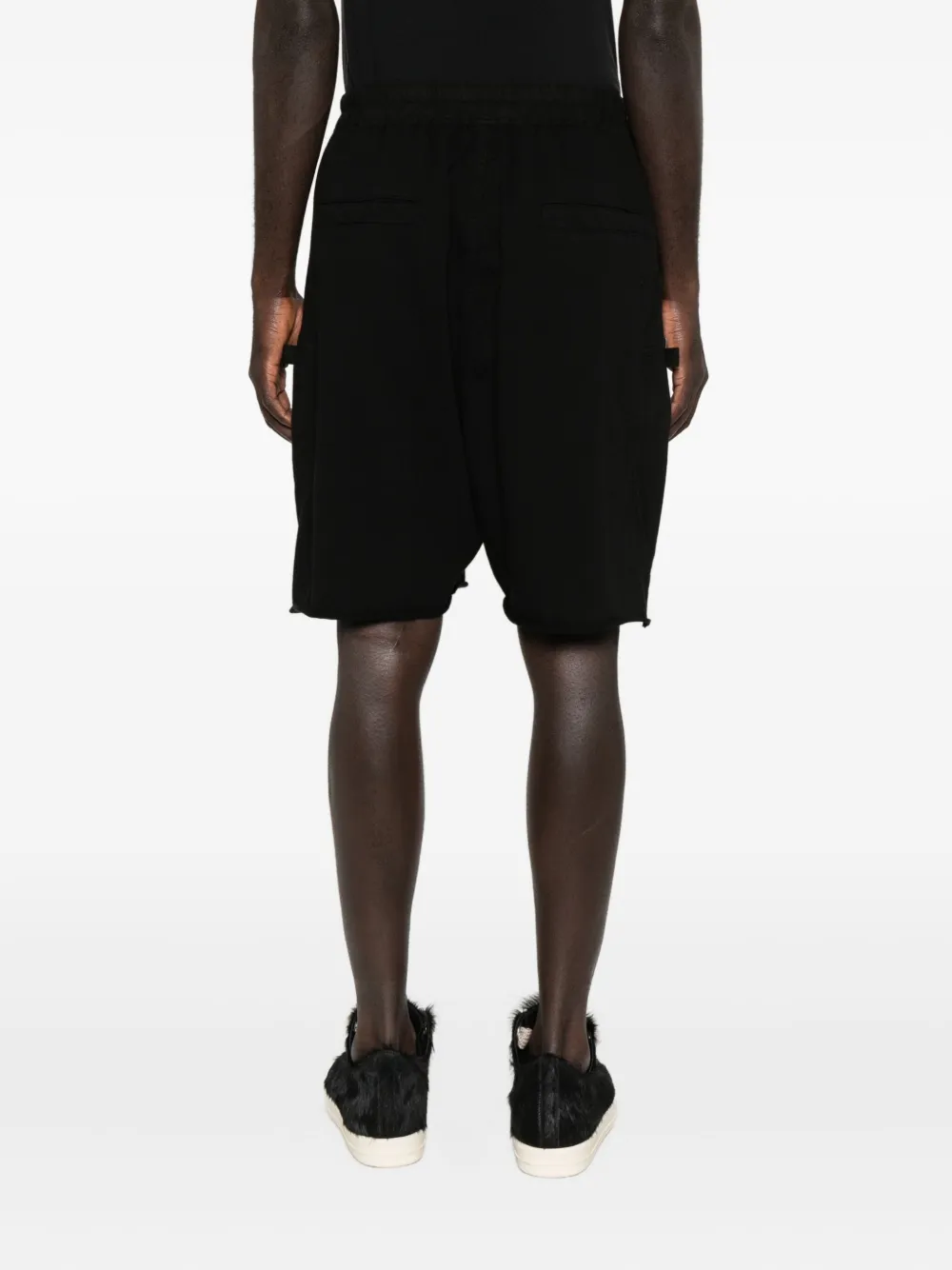 Rick Owens Drkshdw Bauhaus Shorts In Tencel Ripstop In Black