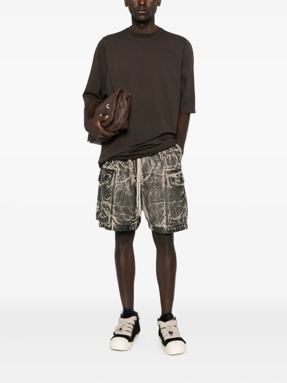 Rick Owens crew-neck short-sleeve T-shirt - Bruin