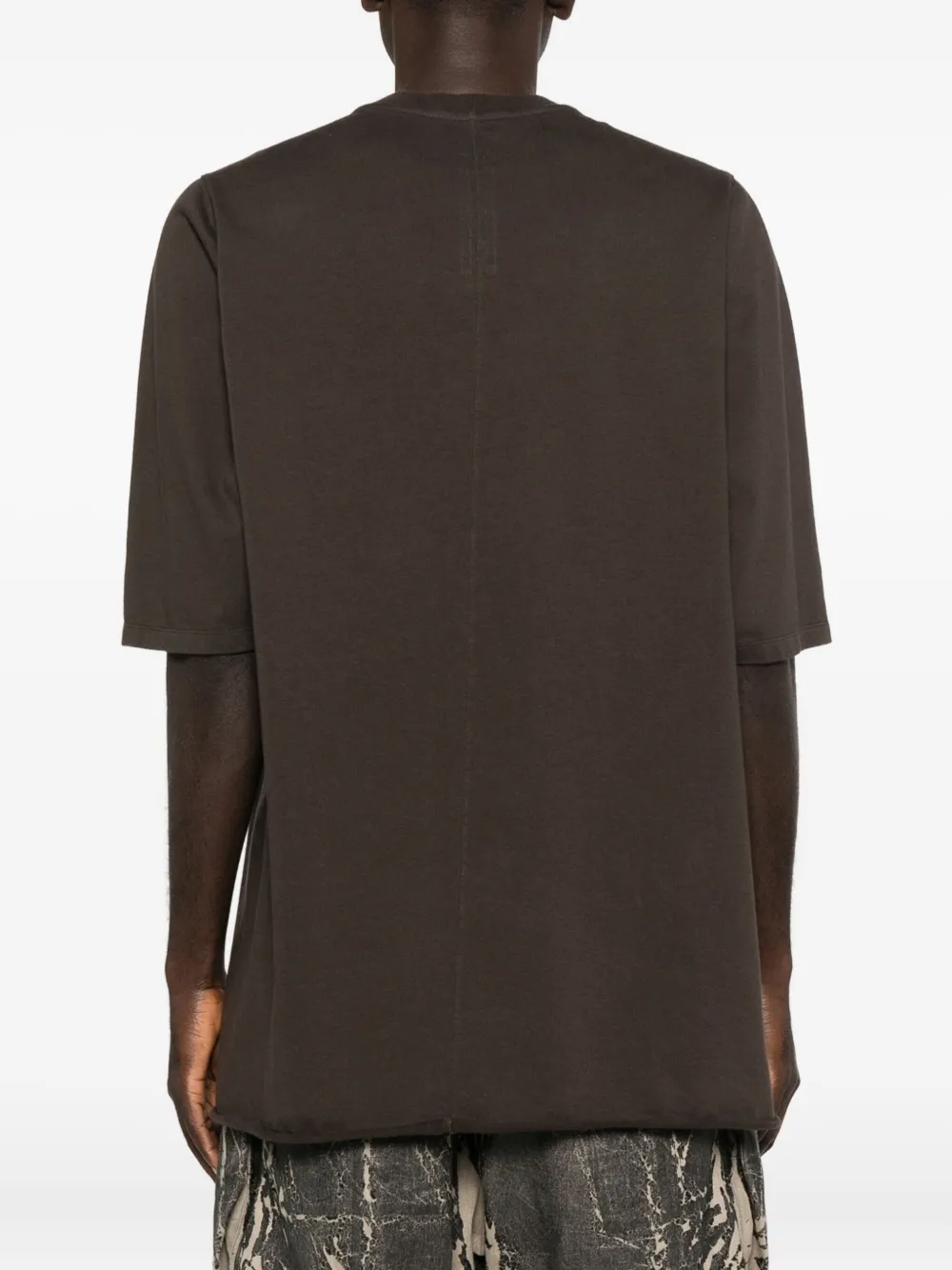 Rick Owens T-shirt met ronde hals Bruin