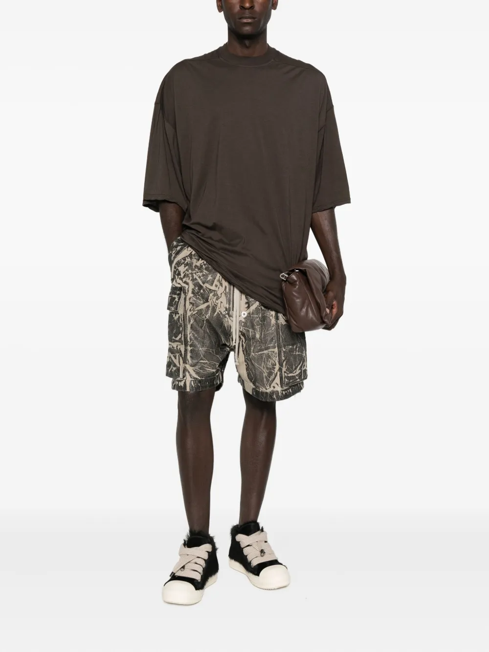 Rick Owens DRKSHDW raw-edge organic cotton T-shirt | T-Shirts | Image 2