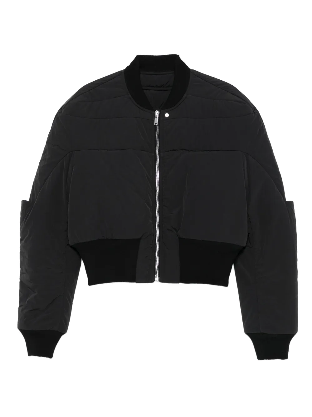 Rick Owens cropped bomber jacket | Black | Image 1