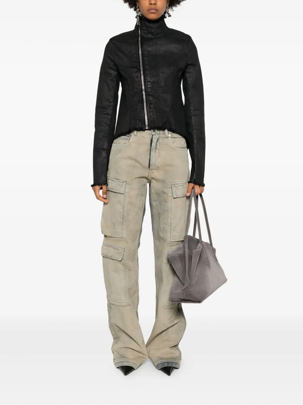 Rick Owens DRKSHDW Jeans met cargo zak - Blauw
