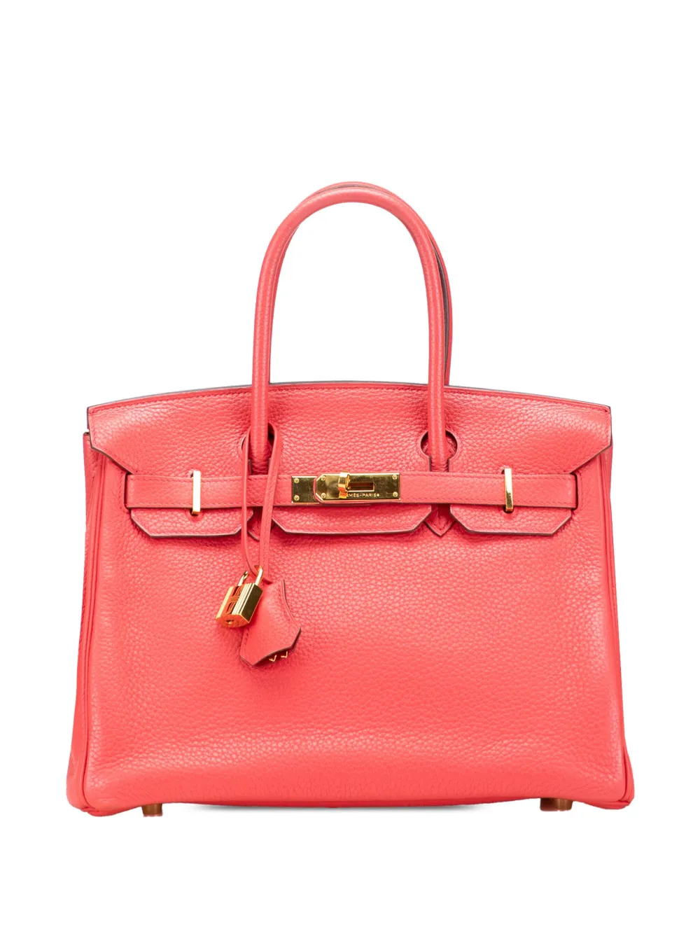 Hermès Pre-Owned 2010 クレマンス バーキン ルトゥルネ 30 ハンドバッグ - ピンク Hermès Pre-Owned 2010 クレマンス バーキン ルトゥルネ 30 ハンドバッグ - ピンク