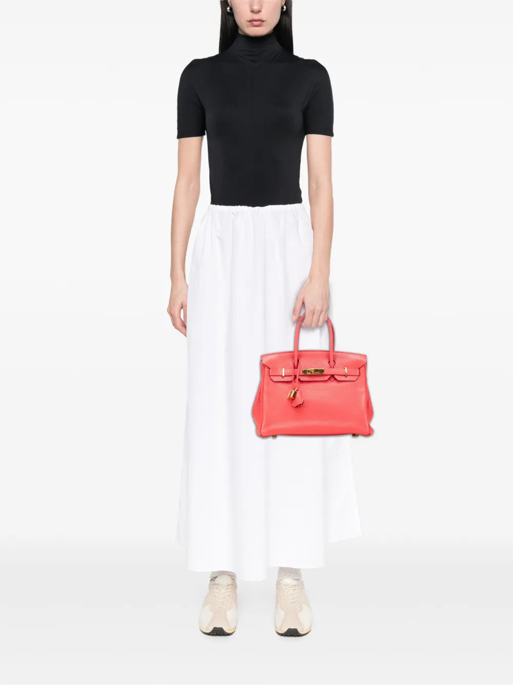 Hermès Pre-Owned 2010 Clemence Birkin Retourne 30 handbag | Pre-Owned | Image 2