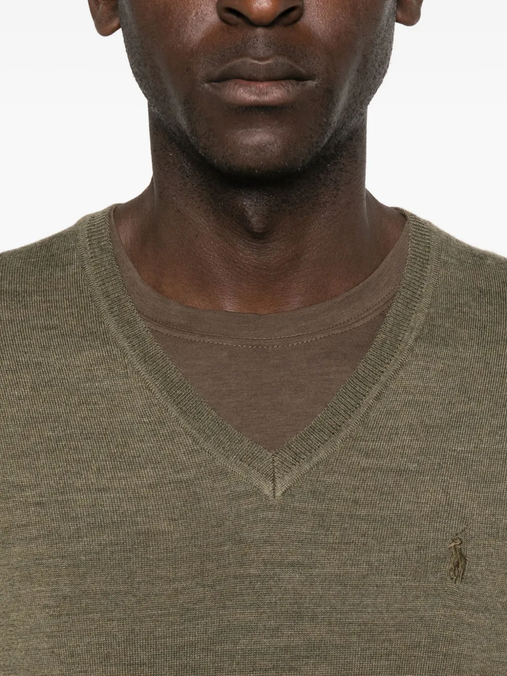 Polo Ralph Lauren Sweater met V-hals Groen