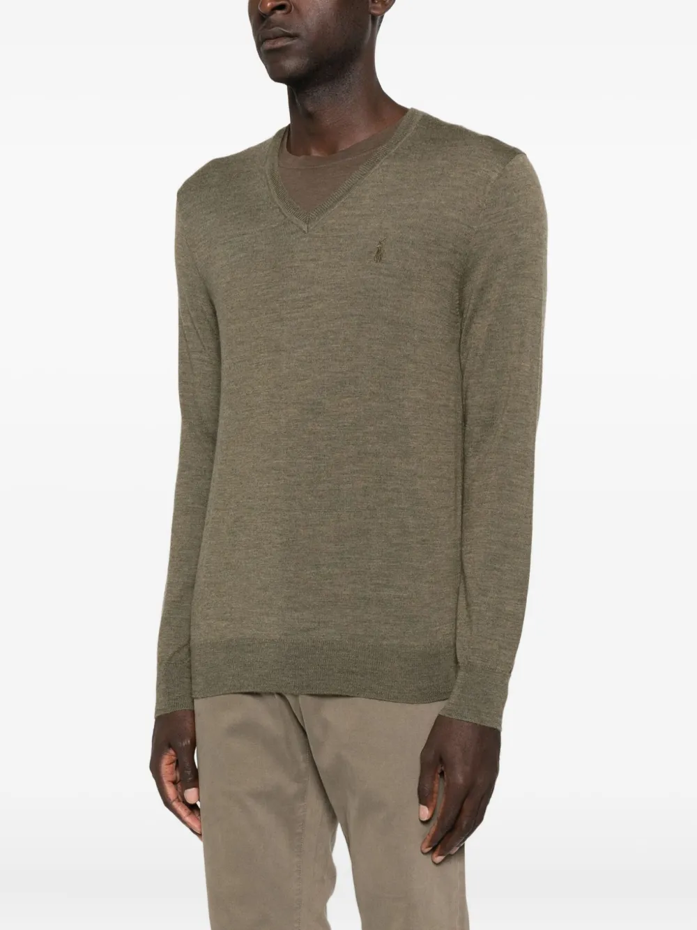 Polo Ralph Lauren Sweater met V-hals Groen