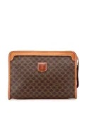 Céline Pre-Owned 2005 Macadam Coated Canvas clutch bag - Brown