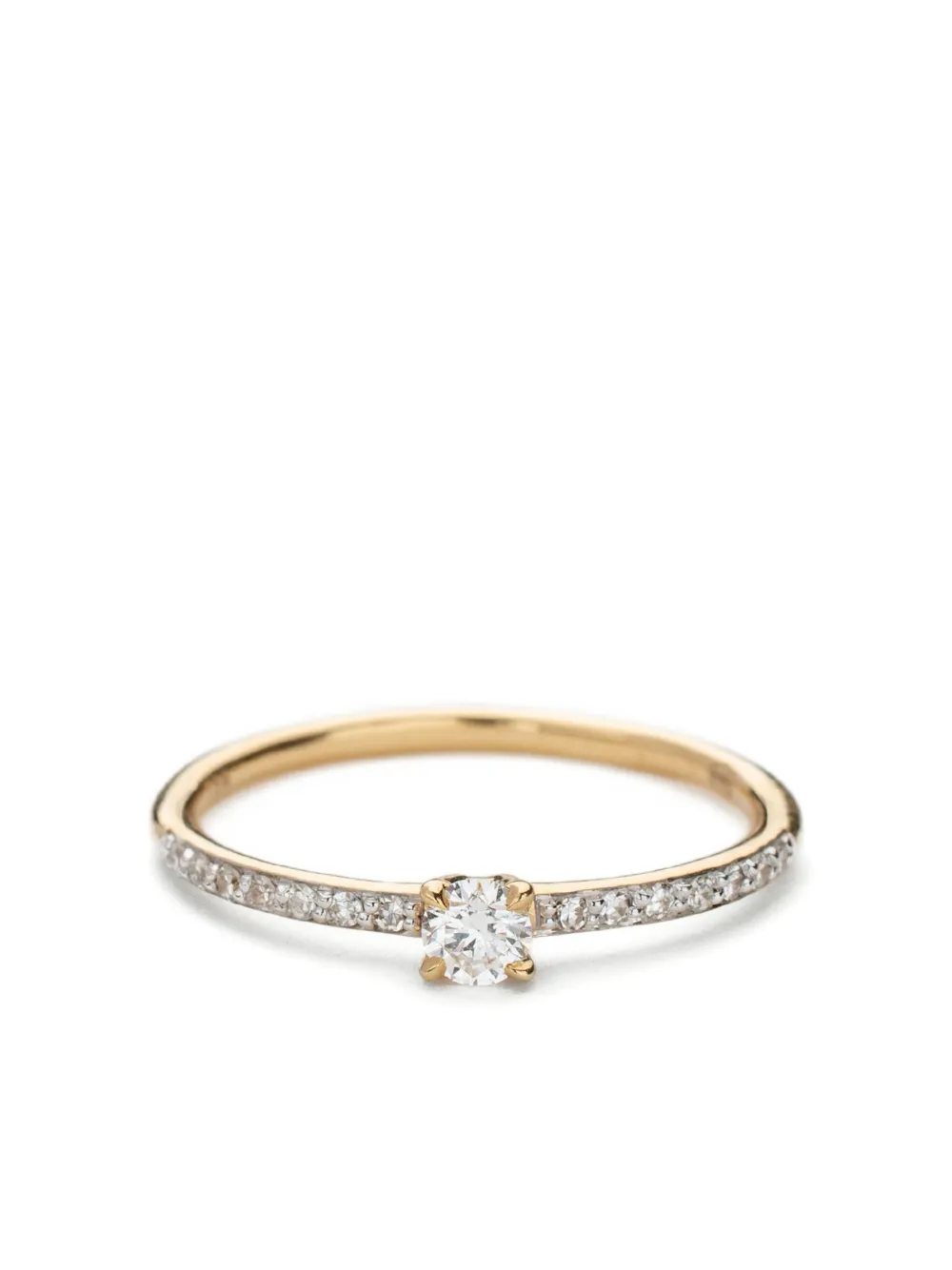 We by WHITEbIRD 18K yellow gold Solitaire diamond ring | Gold | Image 1