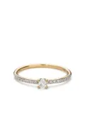 We by WHITEbIRD 18K yellow gold Solitaire diamond ring