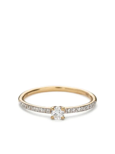 We by WHITEbIRD 18K yellow gold Solitaire diamond ring
