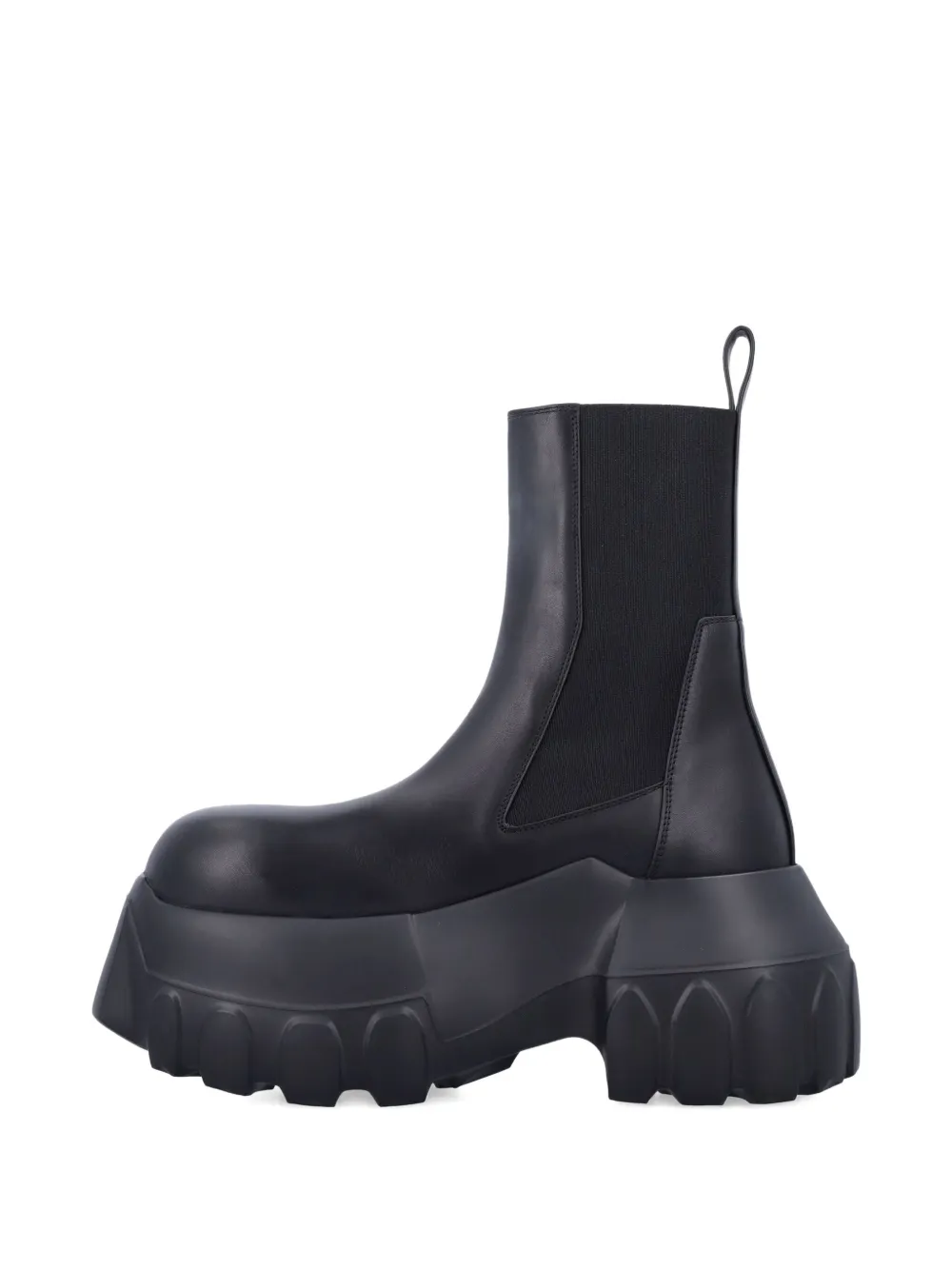 Rick Owens elastic-panelled tractor-sole boots Black