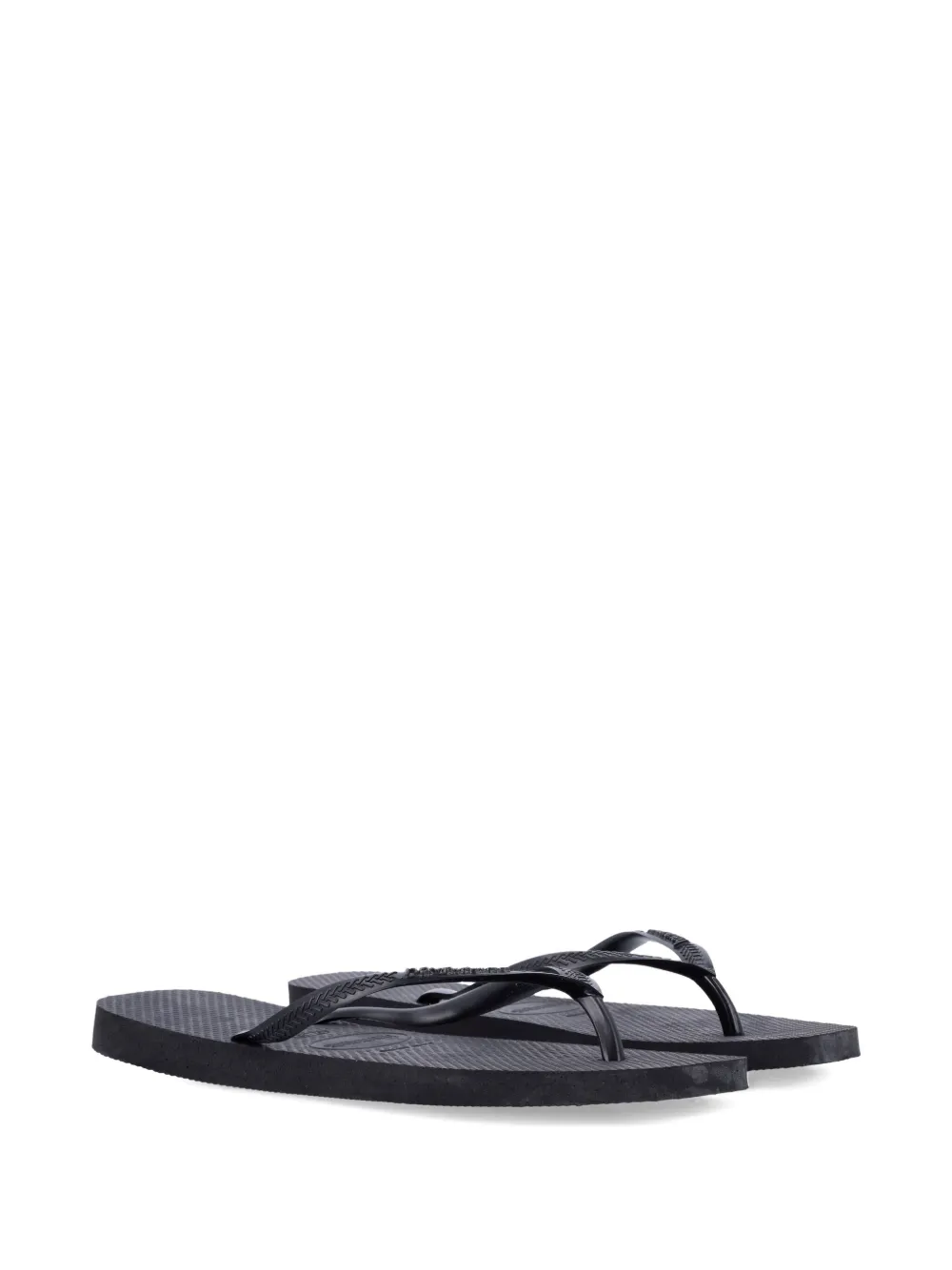Havaianas Square Toe Flip-flops In Black