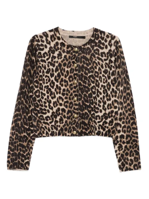 Seventy leopard-print button-up cardigan