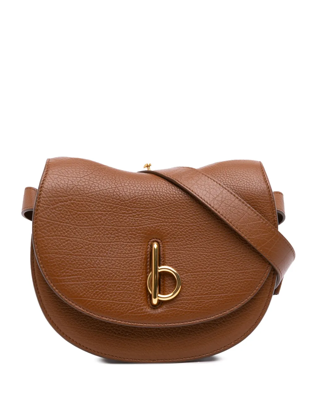 Burberry Pre-Owned 2023-2025 スモール グレインカーフ ロッキングホース ショルダーバッグ - ブラウン Burberry Pre-Owned 2023-2025 スモール グレインカーフ ロッキングホース ショルダーバッグ - ブラウン