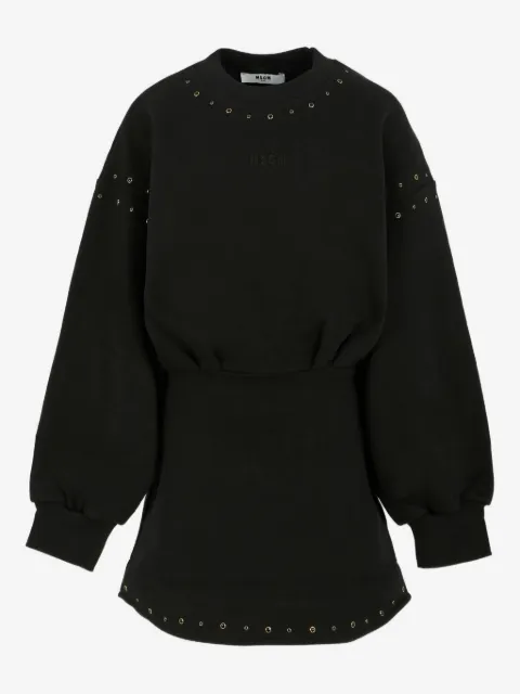 MSGM Kids robe en coton à ornements