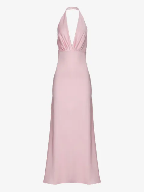 IL VOLO Belle halterneck draped dress
