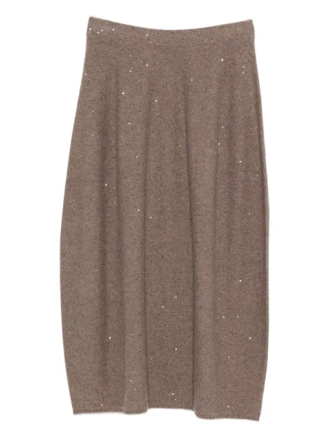 Antonelli sequin-embellished midi skirt