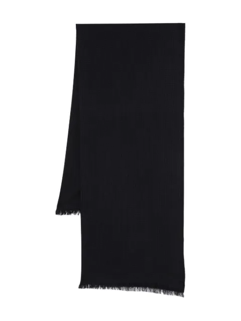 TOM FORD mascada con motivo pied de poule y flecos