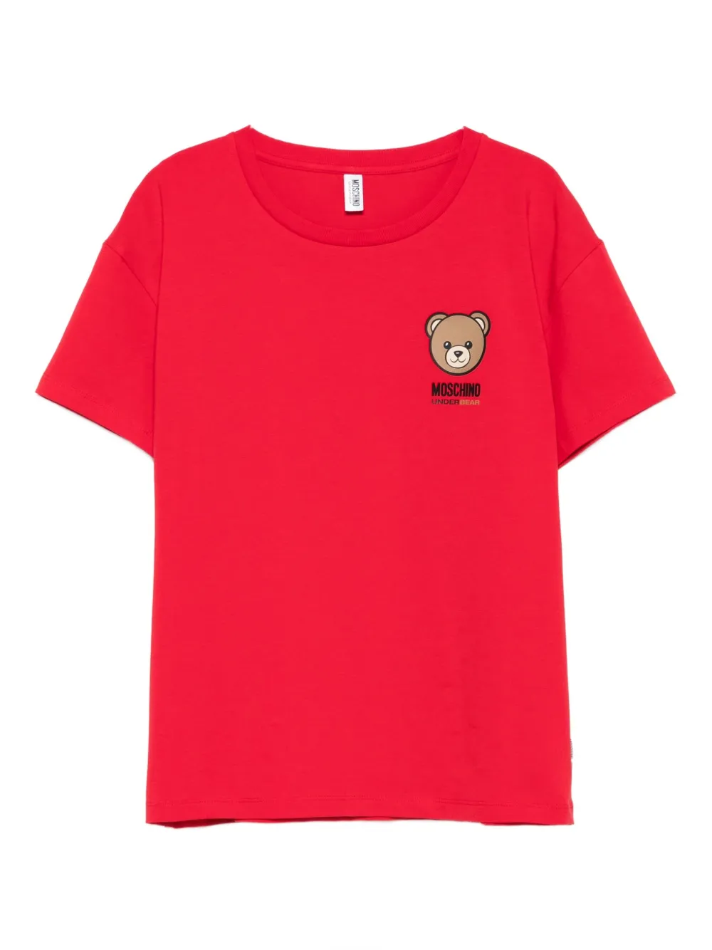 Moschino Teddy Bear-print short-sleeves top | Red | Image 1