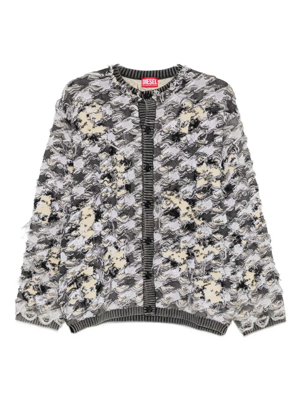 Diesel K-valbor Cardigan In Gray
