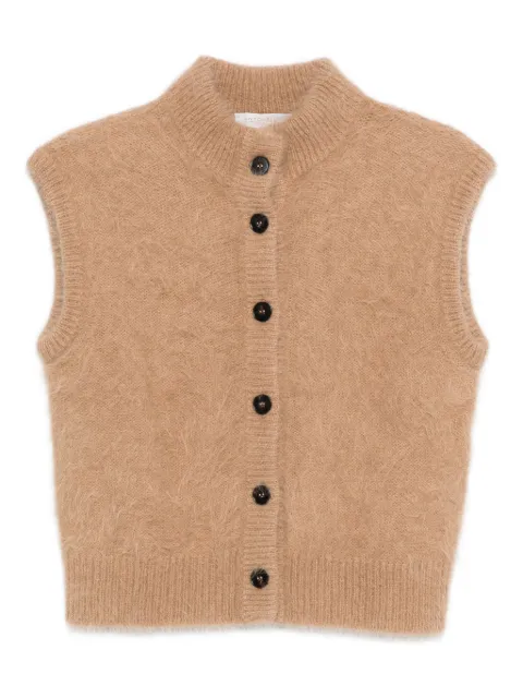 Antonelli high-neck buttoned cardigan