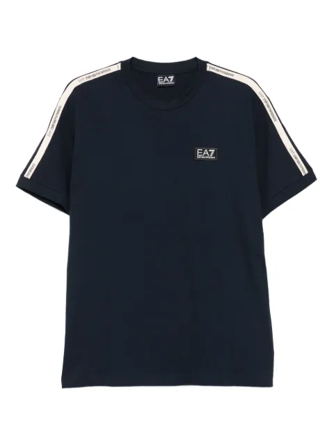 Ea7 Emporio Armani playera con detalle de rayas