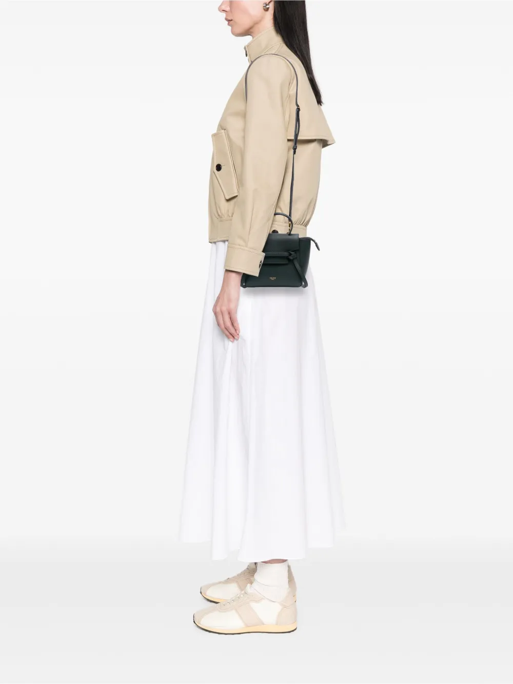 Celine Pre-Owned 2020 Pico Grained Calfskin Belt Bag satchel | Pre-Owned | Image 2