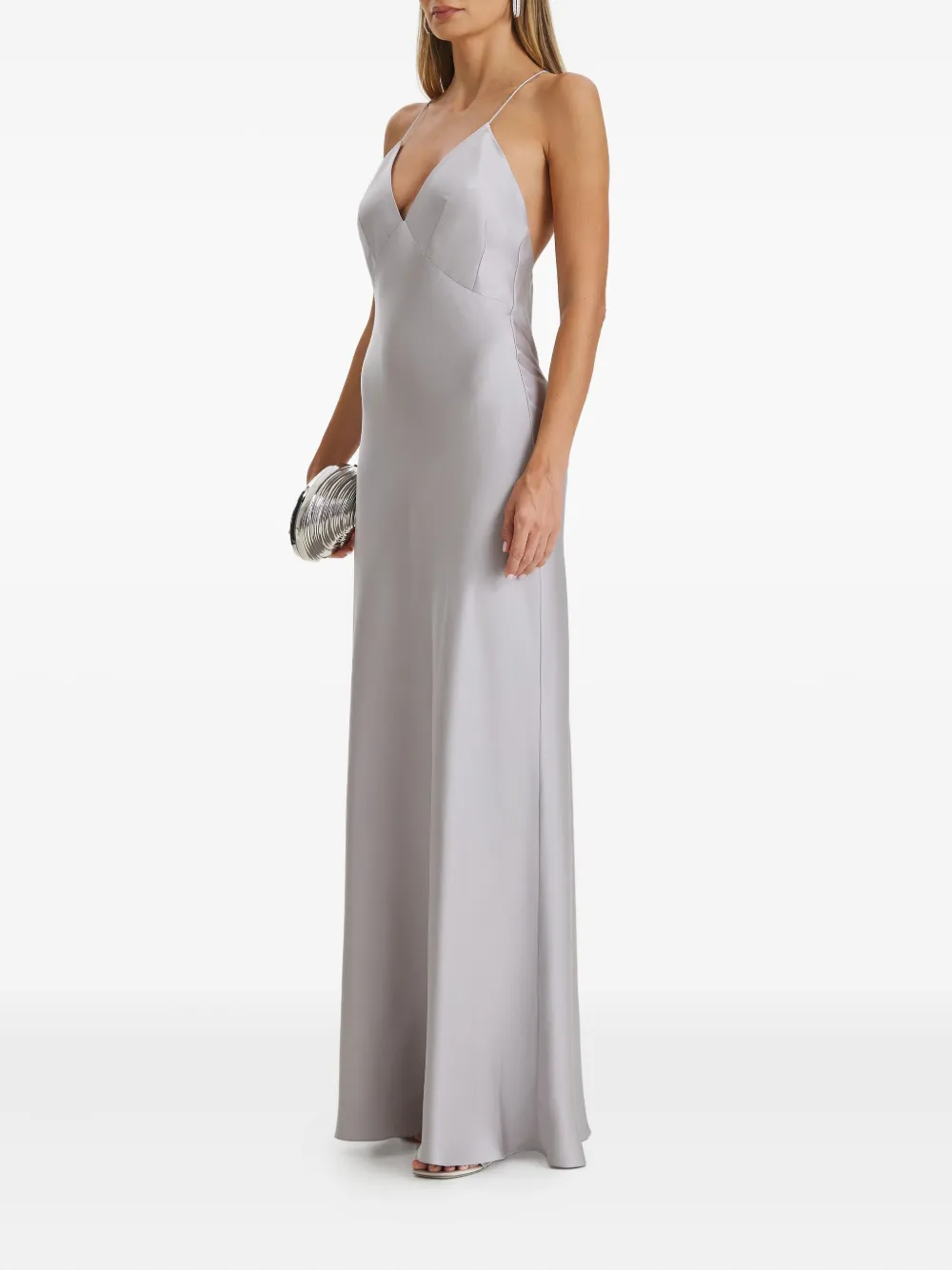 IL VOLO Muse maxi-jurk Zilver