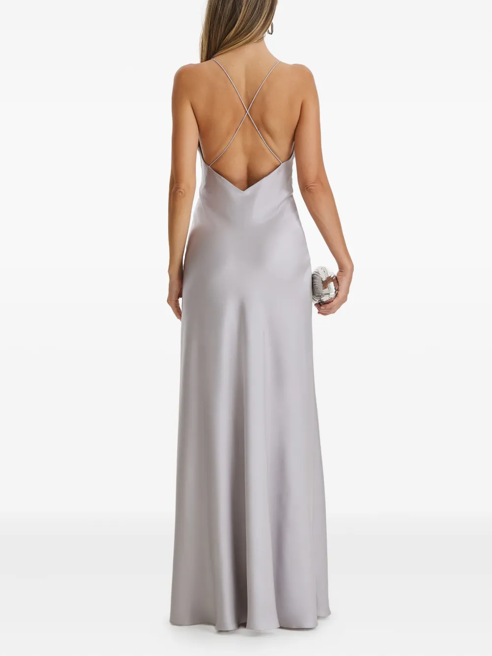 IL VOLO Muse maxi-jurk Zilver