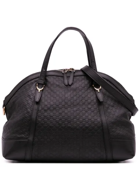 Gucci Pre-Owned 2016-2025 Large Microguccissima Nice Dome satchel
