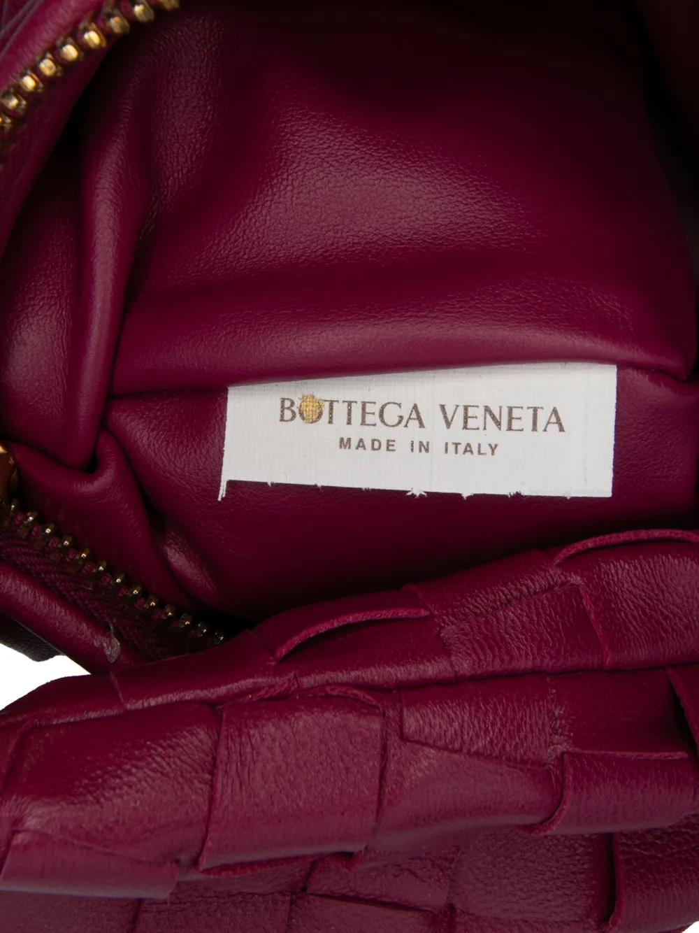 Pre-owned Bottega Veneta 2012-2025 Mini Nappa Intrecciato Jodie Hobo Bag In Pink