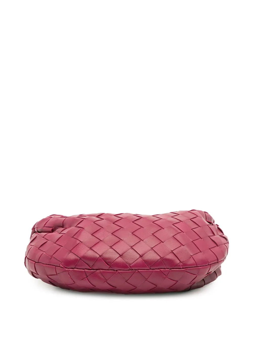 Pre-owned Bottega Veneta 2012-2025 Mini Nappa Intrecciato Jodie Hobo Bag In Pink