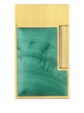 S.T. Dupont two-toned lighter (6.2cm x 3.7cm) - Green