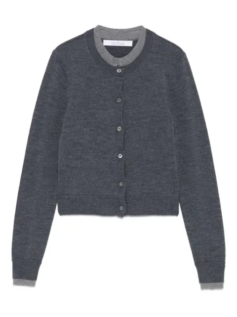 Rokh double-layered button cardigan