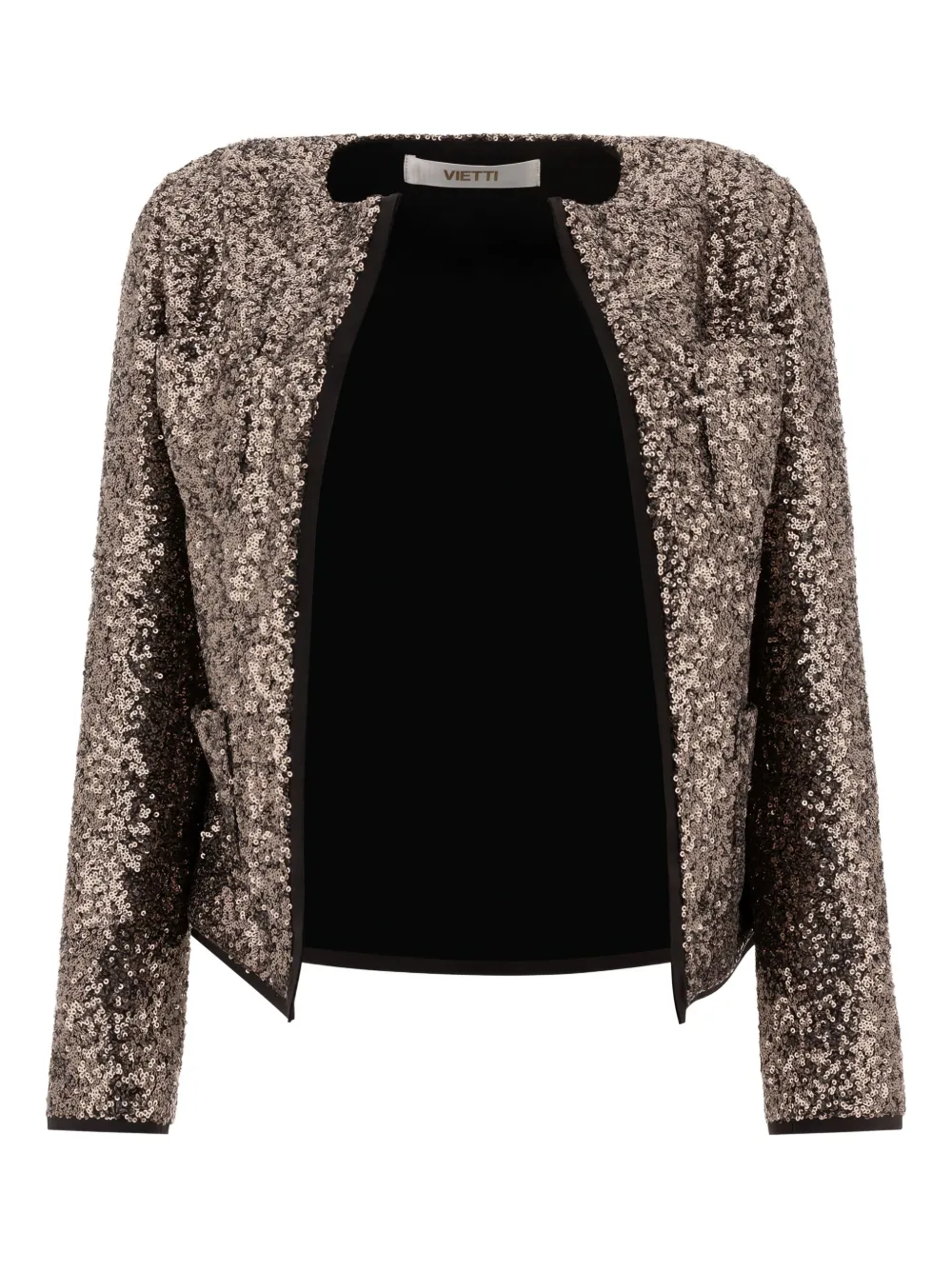 F.It sequin-embellished jacket - ブラウン F.It sequin-embellished jacket - ブラウン