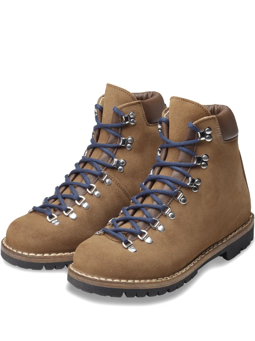 Sentier Bobber Lace-up Leather Boots In Brown