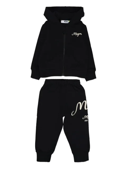 MSGM Kids logo-embroidered tracksuit (set of two)