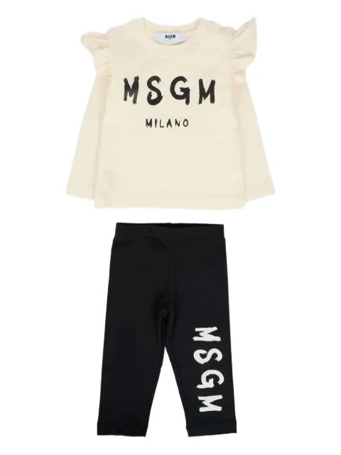 MSGM Kids ruffle-detail tracksuit (set of two)