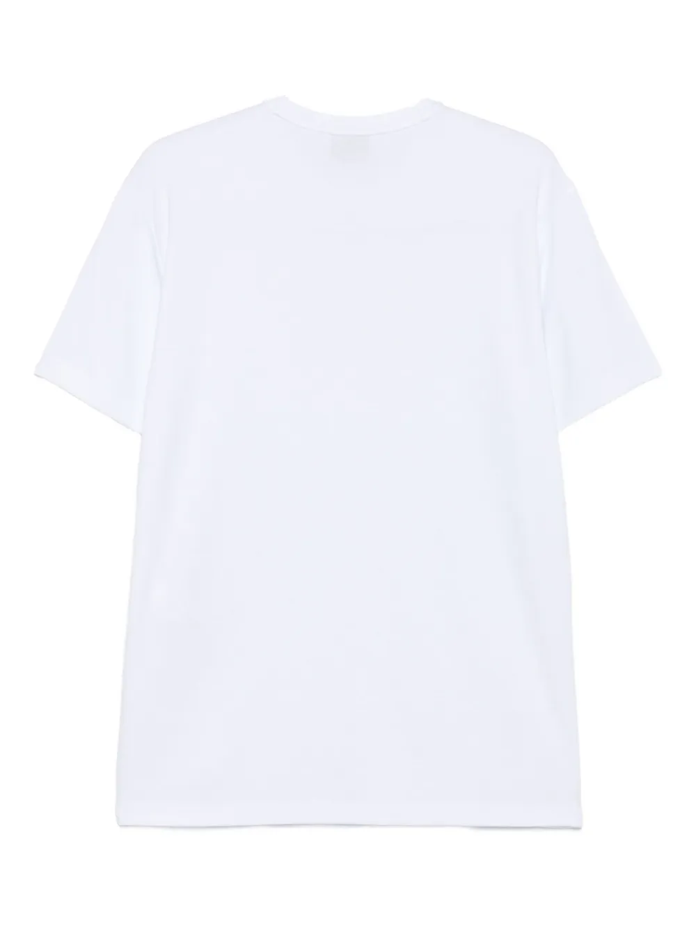 Ea7 Emporio Armani T-shirt met geborduurd logo - Wit