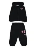 MSGM Kids logo-print tracksuit (set of two) - Black