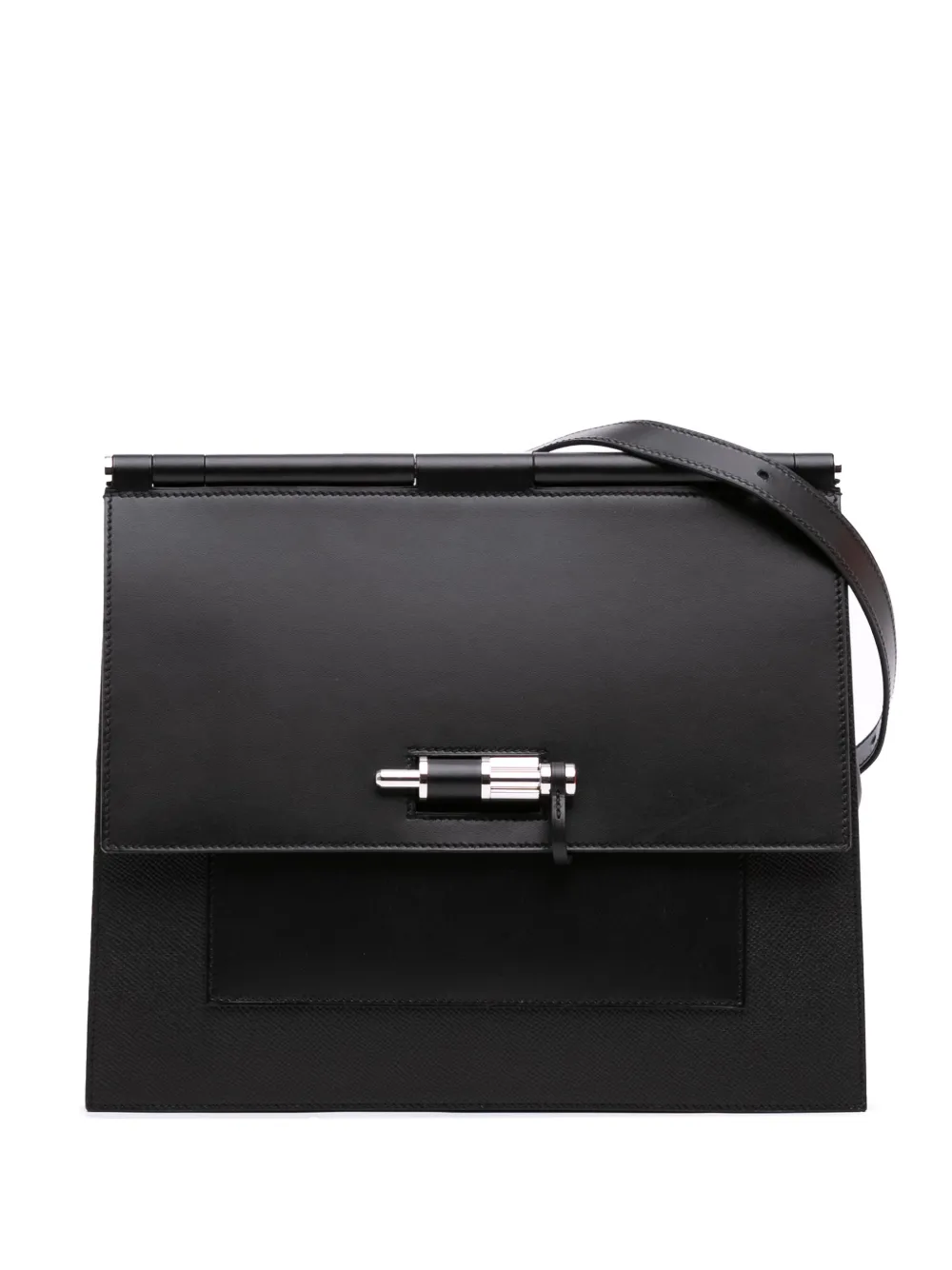 Hermès Pre-Owned 2020 エプソン スイフト サカバール 30 ショルダーバッグ - ブラック Hermès Pre-Owned 2020 エプソン スイフト サカバール 30 ショルダーバッグ - ブラック