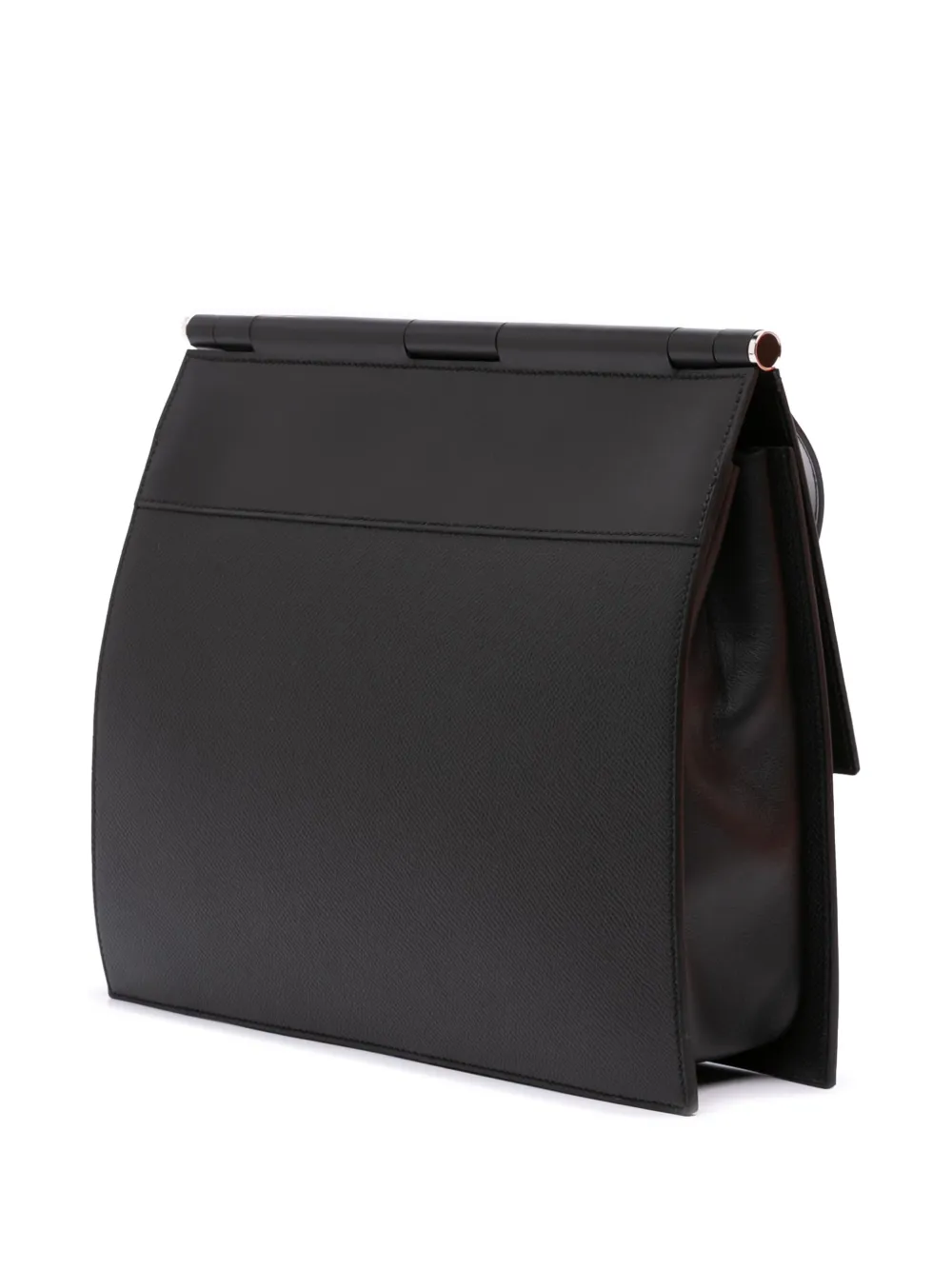 Pre-owned Hermes 2020 Epsom Swift Sacabar 30 Crossbody Bag In Black