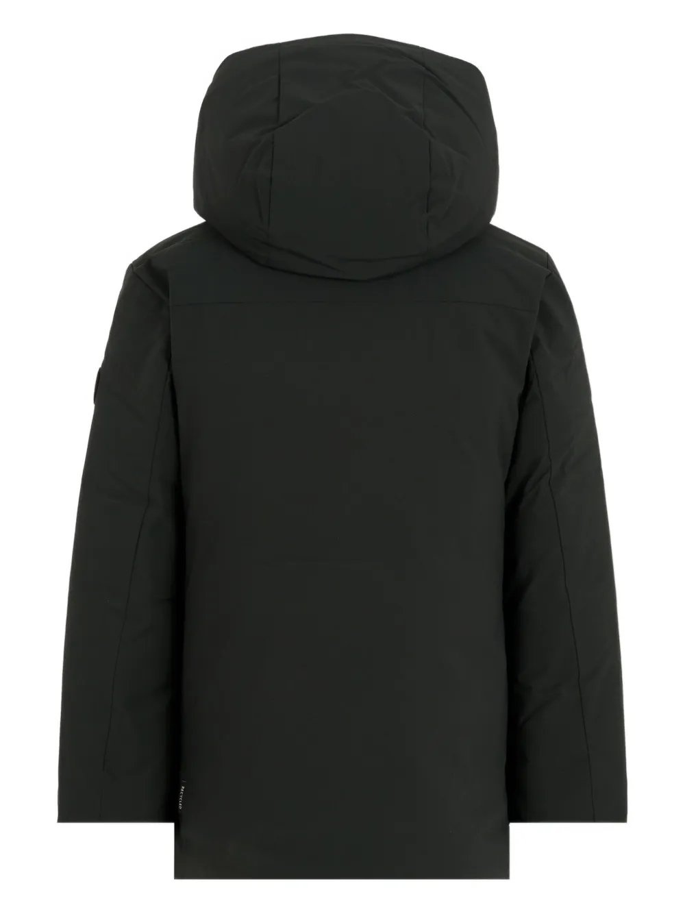 Save The Duck Kids logo-patch hooded padded jacket | Boys Padded Jackets | Image 2